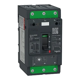 Schneider Electric GV4LE50N Manyetik devre kesici, TeSys GV4, 3P, 50 A, Icu 50 kA, EverLink terminal