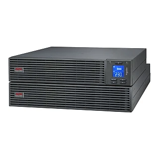 Schneider Electric SRV1KRILRK-E APC Easy UPS On-Line, 1000VA/900W, Raf Montajlı 4U, 230V, 4x IEC C13 çıkışı, Akıllı Kart Yuvası, LCD, Genişletilmiş çalışma süresi, Ray kitiyle (temsili görsel)