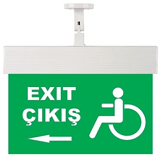 Mutlusan 102 038 000857 CEXA-8-57 Exıt-Acil Aydınlatma Armatürü