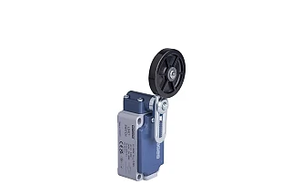 EMAS L52K27MEL122 L52 Metal Gövde 50 mm Lastik Ayarlanabilir Kollu Makara Yavaş Hareketli 2NO+1NC Sınır Şalter