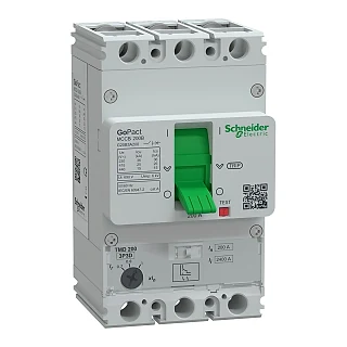 Schneider Electric G20B3A200 GoPact Şalter 200B, 3P3D 25kA AC 200A TMD Ayar Sahalı