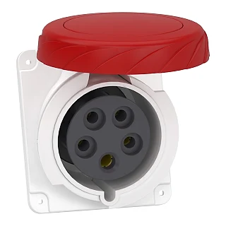Schneider Electric PKY32F735 PratiKa Eğik Makina Prizi, - hızlı bağlantı - 5*32A - 3P + N + E - 380...415 V AC