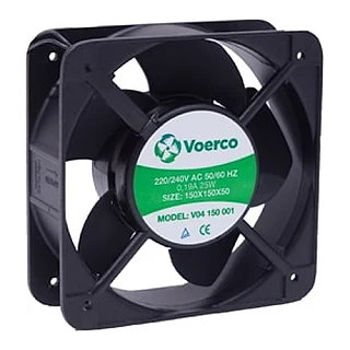 ÇETİNKAYA V04 135 001 V04 135 001 135x135x38 Rulmanlı 220V AC 0.18A 22W 2850 RPM 212M3/H Kapasiteli Fan (temsili görsel)
