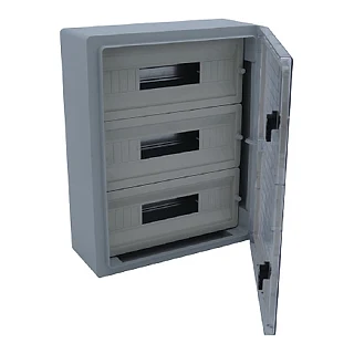 ÇETİNKAYA ÇP 5114 ÇP 5114 40x50x17,5 ABS Pano 3×17 Şeffaf Kapaklı (temsili görsel)