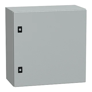 Schneider Electric NSYCRN55250 Spacial CRN düz kapı, montaj plakasız. H500xW500xD250 IP66 IK10 RAL7035