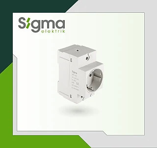Sigma Ray Tipi Topraklı Pano Prizi (temsili görsel)