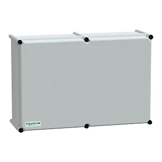 Schneider Electric NSYPLSC3654G PLS kutusu, polyester arka, opak PC kapağı IP66 36x54x18cm
