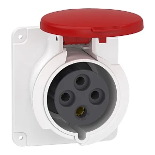 Schneider Electric PKF32G434 PratiKa Düz Makina Prizi - vidalı bağlantı- 4*32A - 3P + E - 380...415 V AC