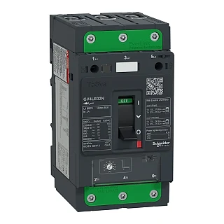 Schneider Electric GV4LE02N Manyetik devre kesici, TeSys GV4, 3P, 2 A, Icu 50 kA, EverLink terminal