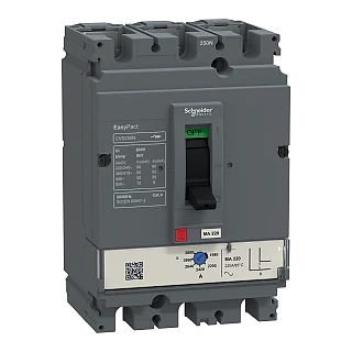 Schneider Electric LV510450 Devre Kesici, Easypact Cvs250N, 50Ka, 415Vac'De, 2,5A, Ma Açtırma Ünitesi, 3P3D (temsili görsel)