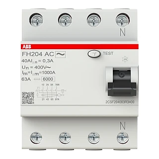 ABB 2CSF204003R3400 FH204 AC-40/0.3 Kaçak Akım Koruma Rölesi