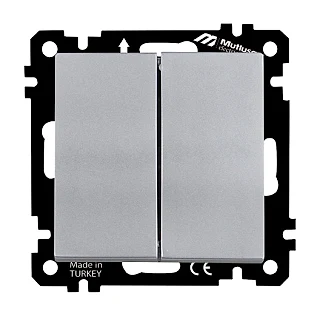 Mutlusan 2270 402 0192 EP-Komütatör Klipsli Gümüş