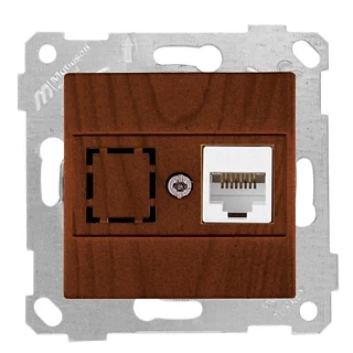 Mutlusan 2200 140 0157 Rita Mek+Tuş Data Prizi 1*RJ45 CAT6 Ceviz