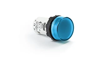 EMAS MBSD012M MB Serisi Plastik LED'li 12V AC/DC Mavi 22 mm Sinyal