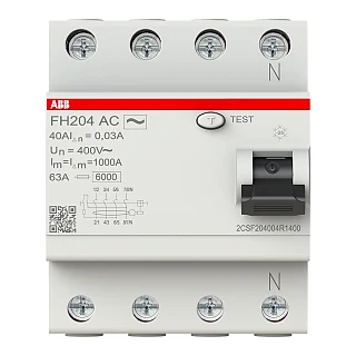 ABB 2CSF204004R1400 FH204 AC-40/0.03 Kaçak Akım Koruma Rölesi