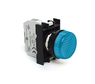EMAS B030XM B Serisi Plastik Ba9S Duylu Mavi 22 mm Sinyal