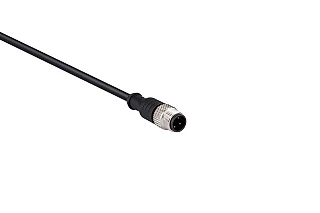 EMAS SKM12F4YXP2 PUR Kablo 2m M12*4 Erkek M12 Kablolu Konnektör (temsili görsel)