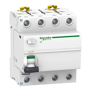 Schneider Electric A9R11480 Kaçak Akım Koruma Rölesi, Acti9, AC Tipi, 30 mA, 4-Kutup, 80A (temsili görsel)