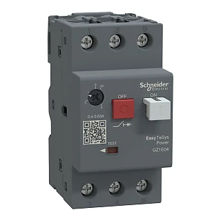 Schneider Electric GZ1E04 Easy TeSys Motor koruma şalteri GZ1E - 3 kutup - 0,40..0,63A - termik manyetik koruma