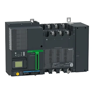 Schneider Electric TA80D3L8004TPE Aktif Otomatik Transfer Şalteri, TransferPacT, 800A, 400V, 3P, LCD, 800A Kasa için