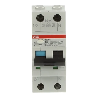 ABB 2CSR255080R1324 DS201 C32 AC30 Kaçak Akım Koruma Rölesi (RCBO)