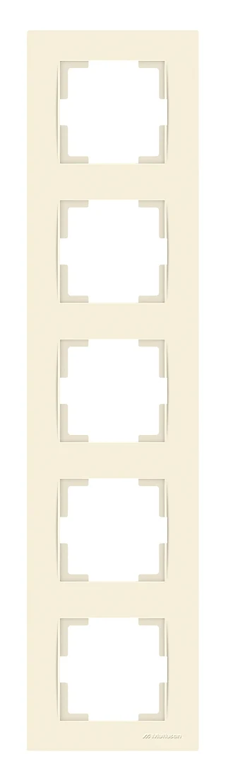 Mutlusan 2220 800 2502 Rita Beşli Dikey Çerçeve Krem