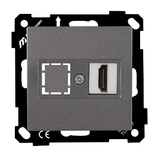 Mutlusan 2270 457 0195 Elitra Data Prizi 1*HDMI Vidalı Füme