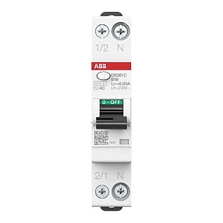 ABB 2CSR255063R1165 DS301C B16 AC30 Kaçak Akım Koruma Rölesi (RCBO)