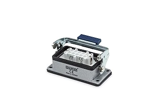 EMAS EBM10PM41 Metal 10 Kontak Makine Tipi Priz 16A Alttan Girişli 1 Mandallı Çok Kontaklı