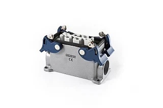 EMAS EBM806PD14 Metal 6 Kontak Duvar Tipi Priz (4x80A)+(2x16A) Yandan Girişli 4 Mandallı Çok Kontaklı