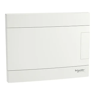 Schneider Electric EZ9EUF108 Modüler Sigorta Kutusu, Easy9 EU, Sıva-altı, 1 Sıra x 8 Modül, Beyaz Kapak