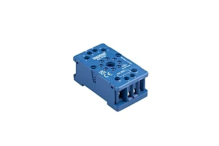 EMAS RS1P08M1 RS1 Serisi 8 Pin 10A Plug-in IP40 MS70 Ray Tipi Mavi Güç Rölesi Soketi