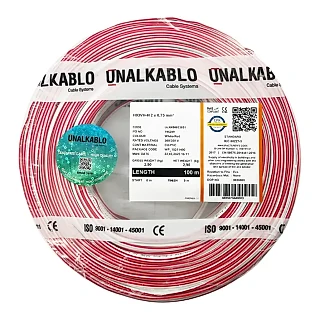 ÜNAL KABLO H03VH-H / H05VH-H 2×0,50 mm² (temsili görsel)