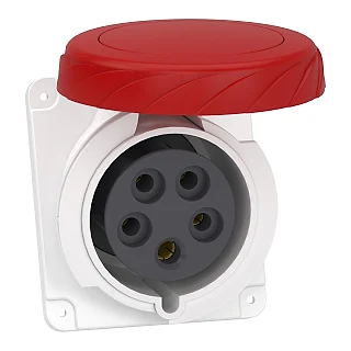 Schneider Electric PKF32F735 PratiKa Eğik Makina Prizi - vidalı bağlantı- 5*32A - 3P + N + E - 380...415 V AC