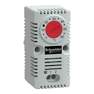 Schneider Electric NSYCCOTHC ClimaSys CC - basit termostat 250V - sıcaklık aralığı 0...60°C - NK - °C