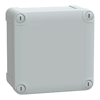 Schneider Electric NSYTBS11116 ABS kutu IP66 IK07 RAL7035 Dah.H105W105D55 Har.H116W116D62 Opak kapak H10