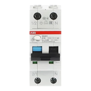 ABB 2CSR255080R3164 DS201 C16 AC300 Kaçak Akım Koruma Rölesi (RCBO)