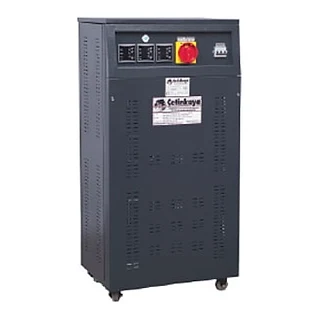 ÇETİNKAYA S11 C3KN 01 S11 C3KN 01 260/450V- 380V 6 kVA A.G.K Bakır Sargılı Trifaze Mikroişlemcili Voltaj Regülatörü (temsili görsel)
