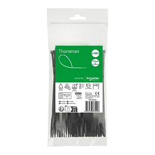 Schneider Electric IMT46406 Thorsman, Kablo bağı 150x3.6mm, Siyah