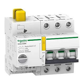 Schneider Electric A9C62310 Reflex iC60N Ti24 10 A 3P eğri C entegre kontrol MCB (temsili görsel)