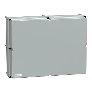 Schneider Electric NSYPLSC5472AG PLS kutusu, polyester arka kısım, opak PC kapağı IP66 54x72x23cm