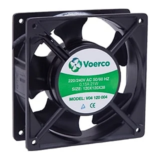 ÇETİNKAYA V04 120 009 V04 120 009 120x120x38 Rulmanlı 220 V AC 0.16A 26W 2800 RPM 7 Kanatlı 179M3/H Kapasiteli Fan (temsili görsel)