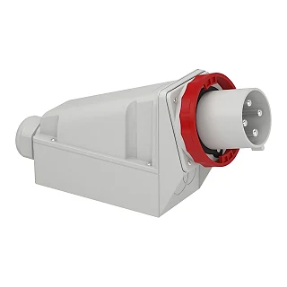 Schneider Electric 81594 PratiKa Eğik Duvar Fiş - 4*125 A - 3P + E - 380...415 V AC - IP67