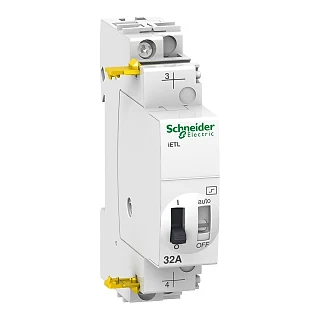 Schneider Electric A9C32836 Uzatma ETRY iTRY 32 - 1P -1NA - 32A - bobin 110 VDC - 230...240VAC 50/60Hz