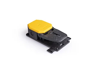 EMAS PDNS11BX10 PDN Serisi Korumasız 1NO+1NC Tekli Sarı Plastik Pedal