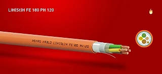 MEKAS 71852 Mekas LIH(St)H FE180/PH120 Folyo Ekranlı Yangına Dayanıklı Kablo (temsili görsel)