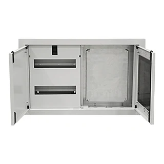 ÇETİNKAYA ÇP 8502 S.A. Yatay, Metal Ön Çerçeveli Daire Panosu 65×40×10cm 24M (2×12 Sig. Çıkışlı)