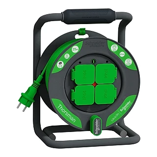 Schneider Electric IMT33150 Thorsman, Gelişmiş Kablo Makarası 25m IP44 HO7 3G2.5 Kablo Topraksız