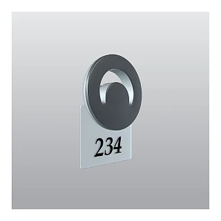 ACK AG44-01002 ACK Capella A Alüminyum Kapı Numaratörü Bahçe Armatür