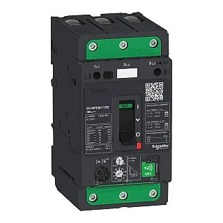 Schneider Electric GV4PEM03N TeSys GV4 Motor Koruma Şalteri, 3 Kutuplu, 3.5 A, Icu 50 kA, Termik Manyetik Multi Fonksiyon, Everlink Bağlantısı (temsili görsel)